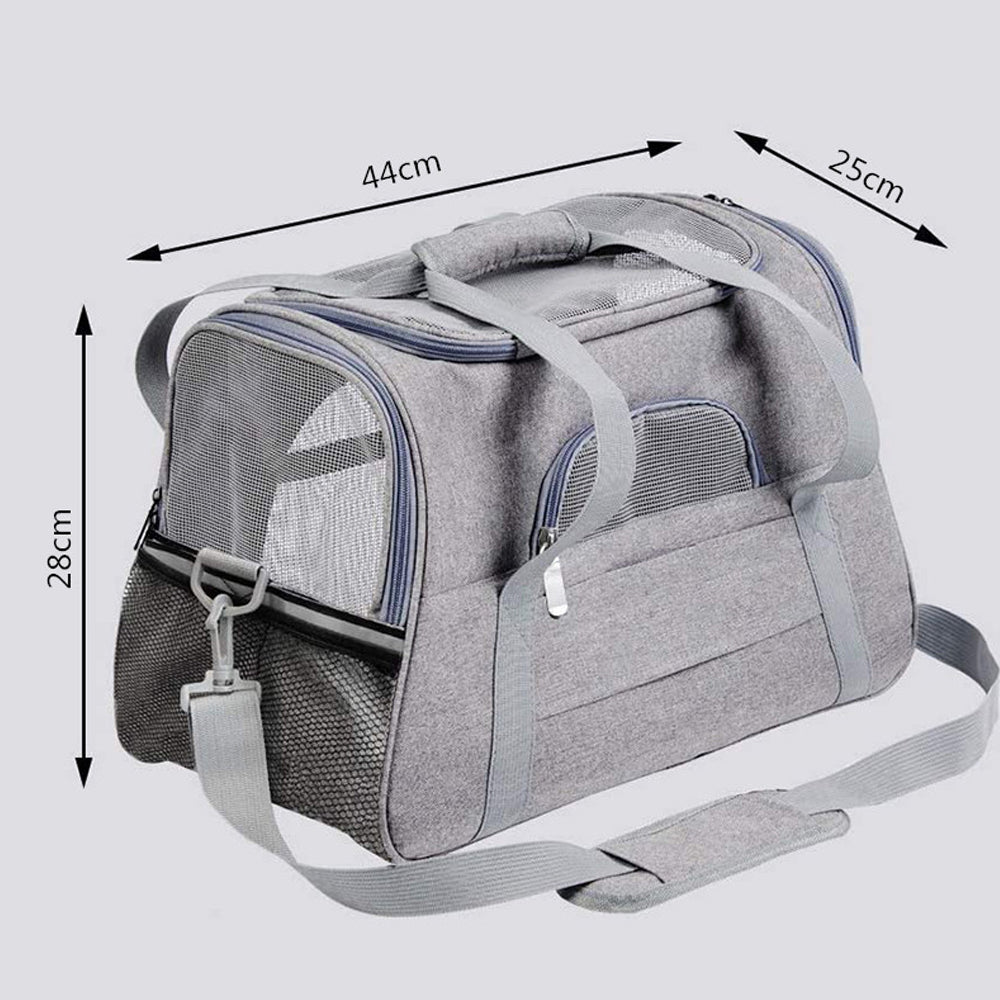 Breathable and Foldable Pet Carrier Safety Pet Travel Handbag