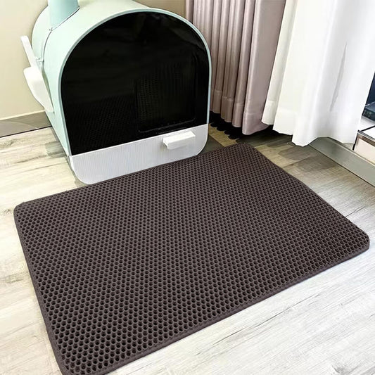 Waterproof Double Layer Cat Litter Mat Non-Slip Scratch Pad