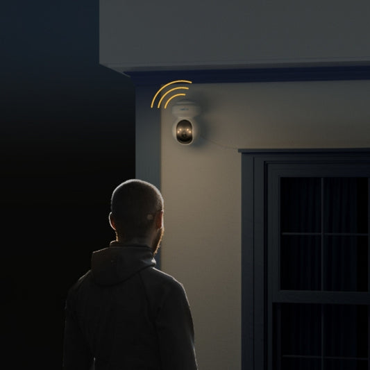 2K Outdoor WiFi Security Camera Full Color Night Vision Surveillance Camera