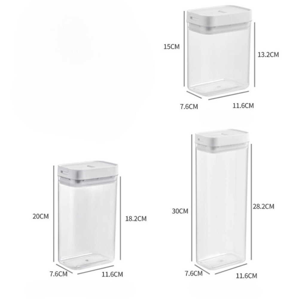 Pasta Storage Box Transparent Plastic Grain Seal Tank