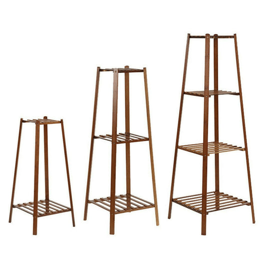 Tall Plant Stand Bamboo Planter Flower Holder Display Rack Home Storage Shelf