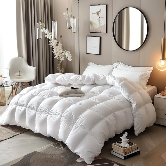 Goose Feather Down Quilt 500/700GSM Duvet Doonas