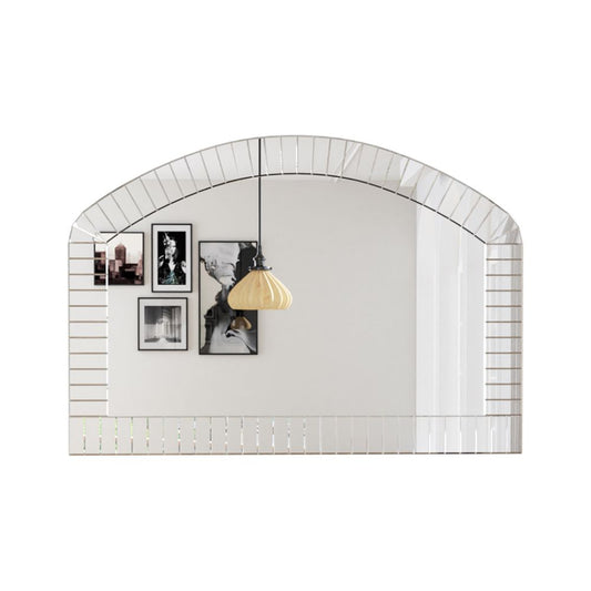 Large Grecian Venetian Accent Mirror with Beveled Glass Edge