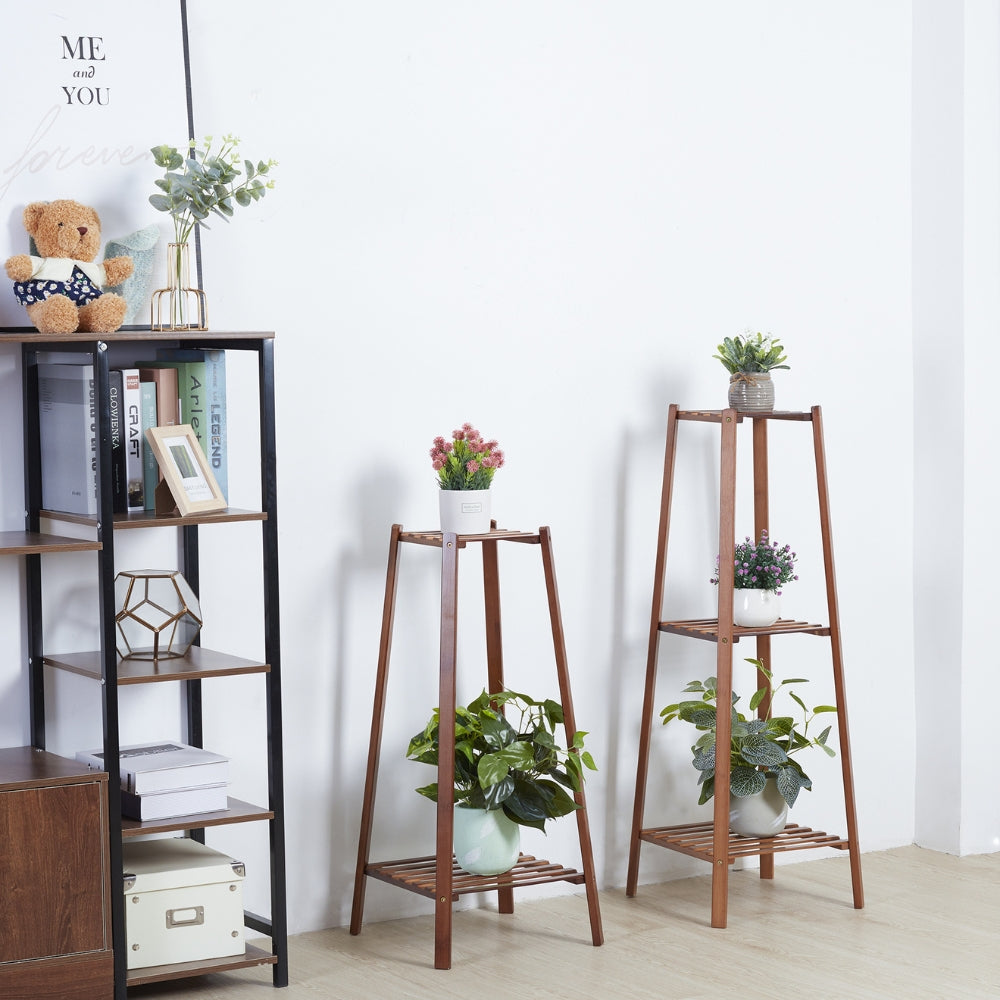 Tall Plant Stand Bamboo Planter Flower Holder Display Rack Home Storage Shelf
